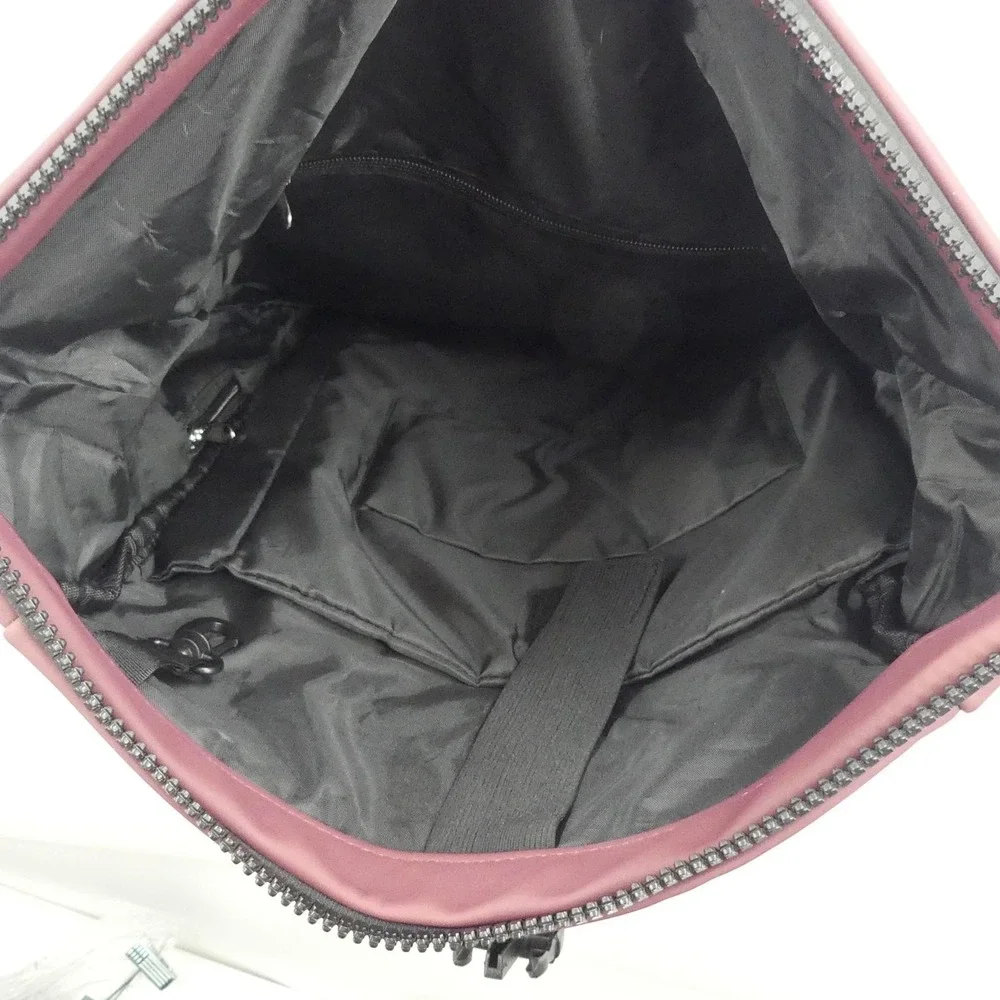 Duchamp London‎ Roll Top Backpack Burgundy Roll Top Water Resistant Laptop Bag